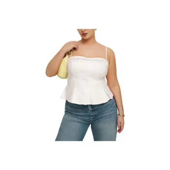 Reformation Meryl Linen Top