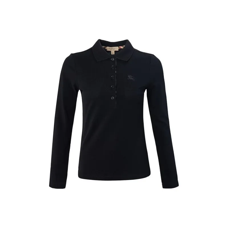 Burberry Polo Shirt Women's Black-0
