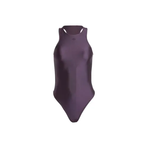 Adidas Originals Spandex Bodysuit Bodysuits Women's Purple