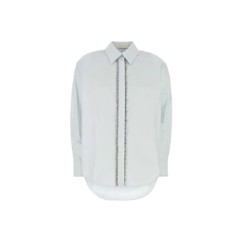Zimmermann Embellished Long Sleeved Shirt-0