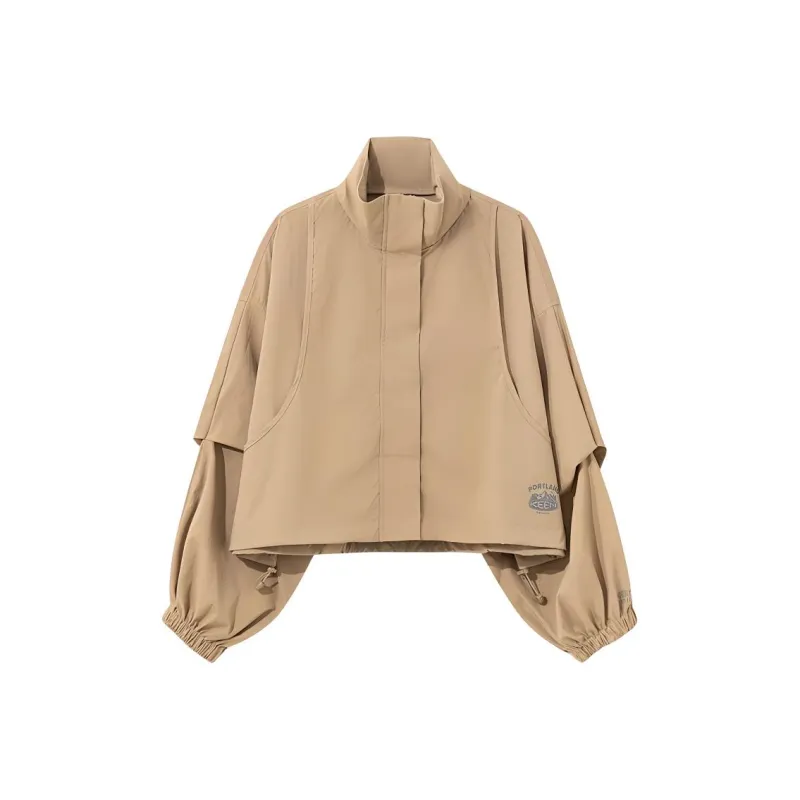 KEEN x EMMI AW24 ZIP UP JACKET Jackets Coats Women's Khaki-0