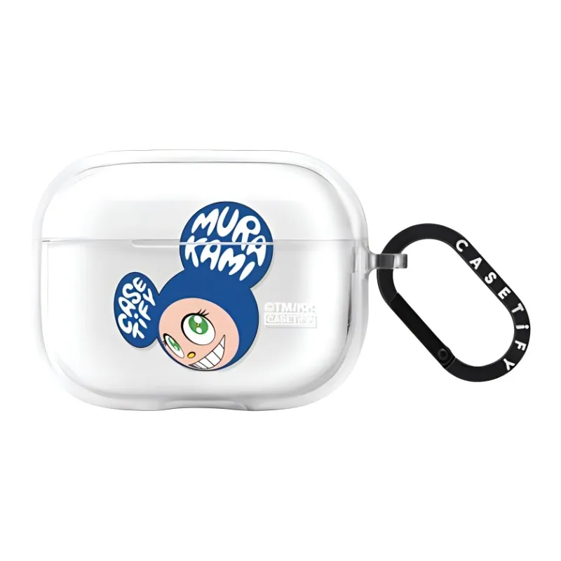 CASETIFY x Takashi Murakami Compatible With Apple AirPods Pro 2nd Generation. TPU Impact Resistant Headphone Cases-0