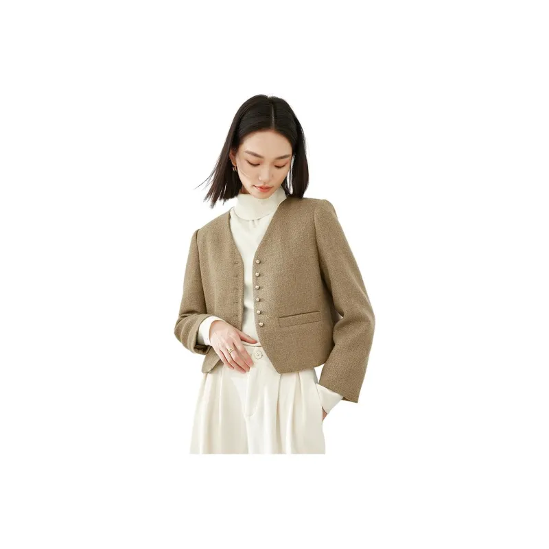 VIMLY Jacket Women's Khaki Green-0