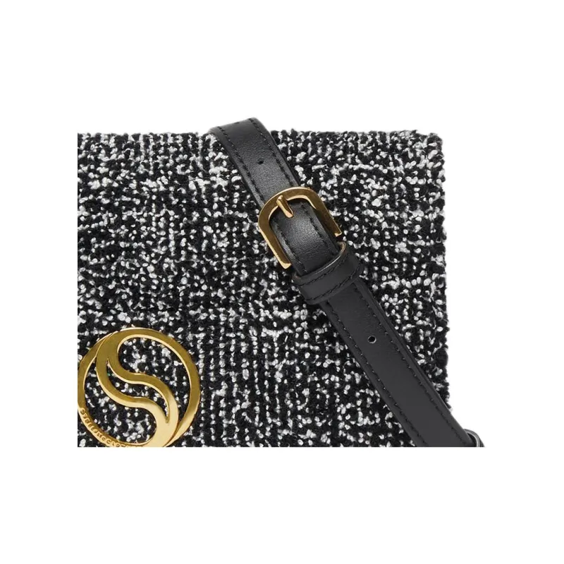 Stella McCartney S Wave Polyester Wallet Women's Black-4
