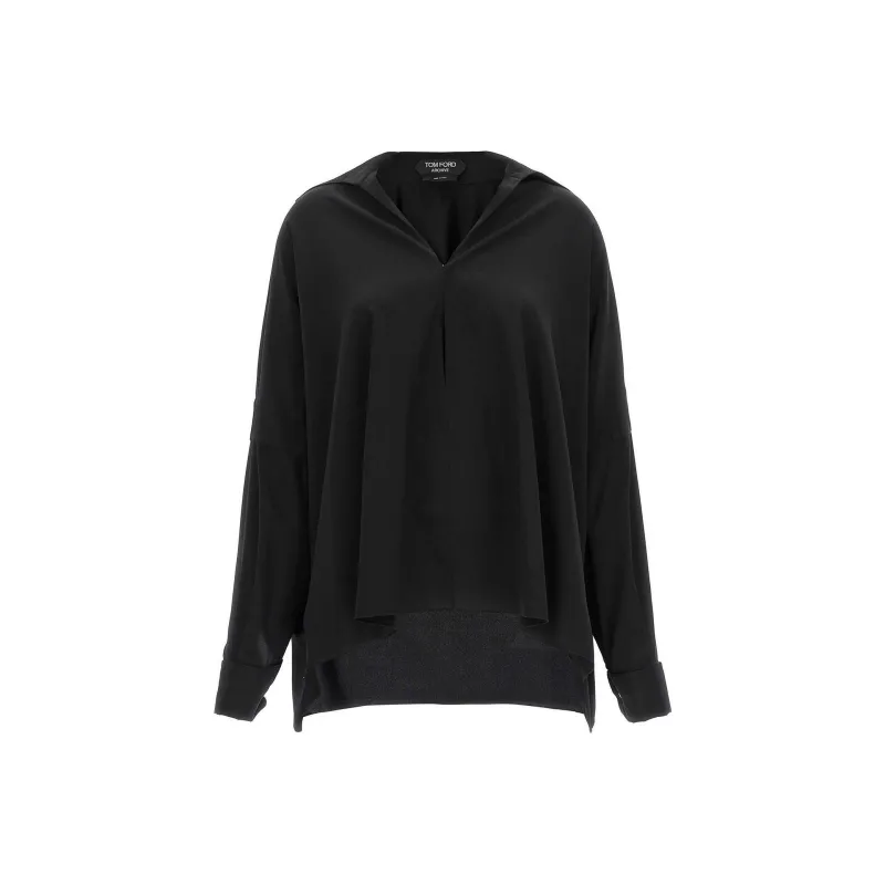 TOM FORD V Neck Long Sleeved Shirt-0