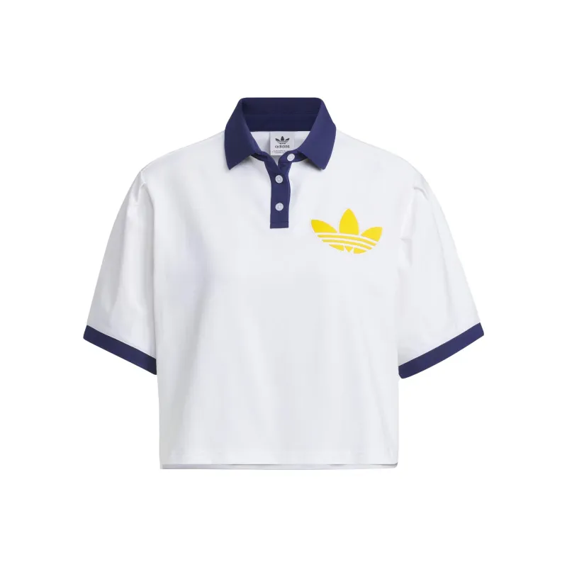 Adidas Originals Polo Shirt Women's White-0