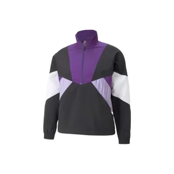 PUMA x LAUREN LONDON Ami Collaboration Track Jacket Jacket Women's Black-Purple