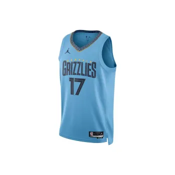 NBA Memphis Grizzlies Jordan Basketball Jerseys Unisex Light Blue