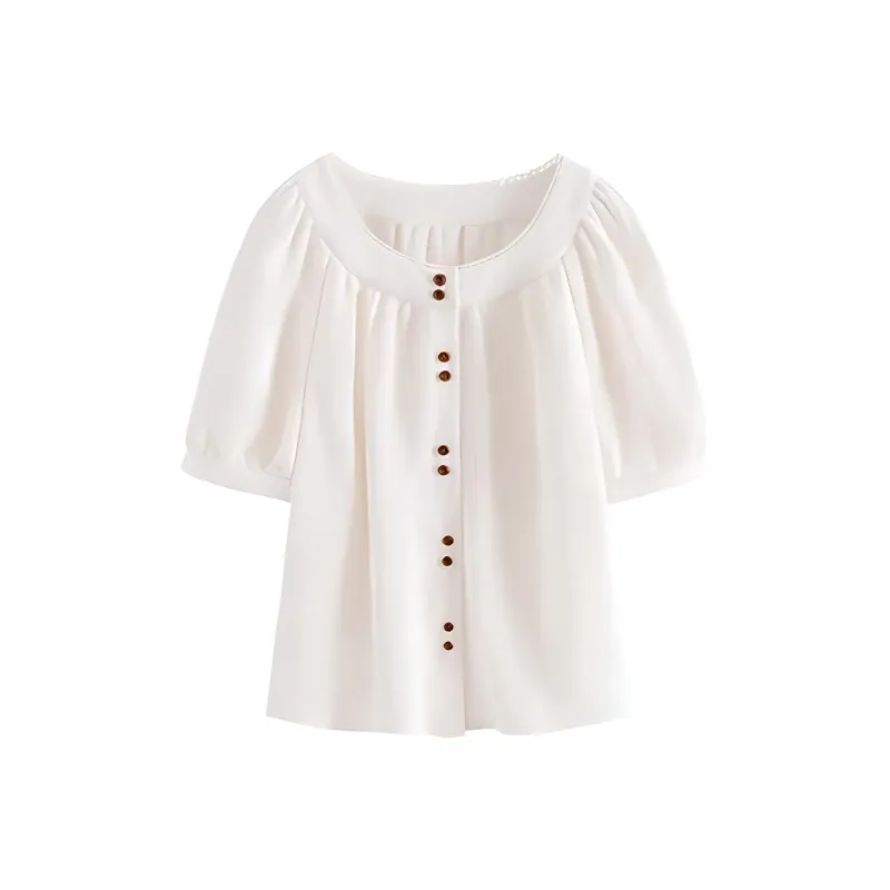 HDFULERN Shirts Women's Beige-0