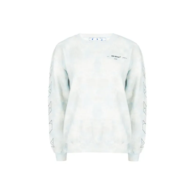 OFF WHITE Sweatshirt Regular Women's Blue-0