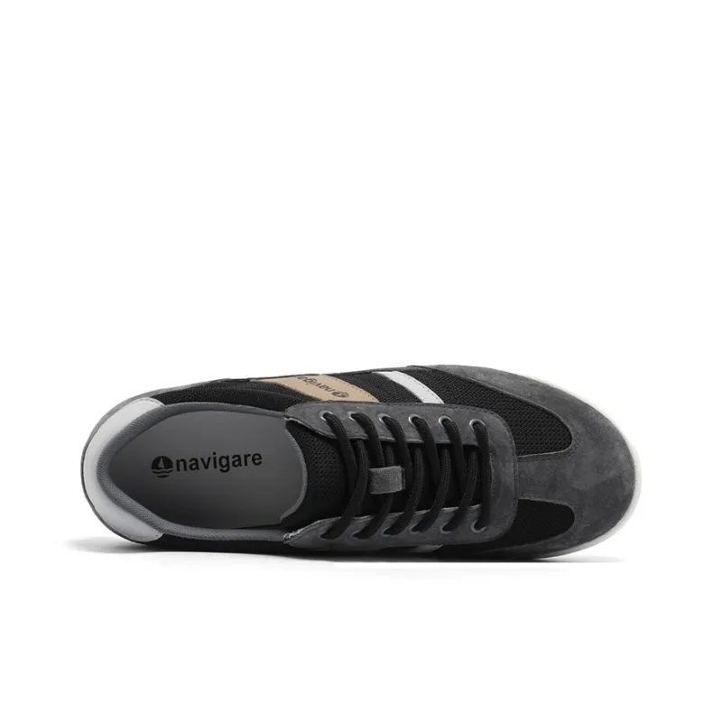 NAVIGARE Small Sailboat Lightweight Low Top Casual Shoes Men's Dark Gray-3