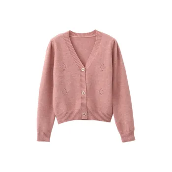 VIMLY Knitwear Women's Cherry Blossom Pink