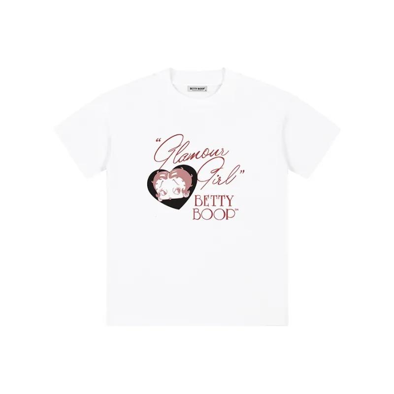 BETTY BOOP T Shirt Women's White-0