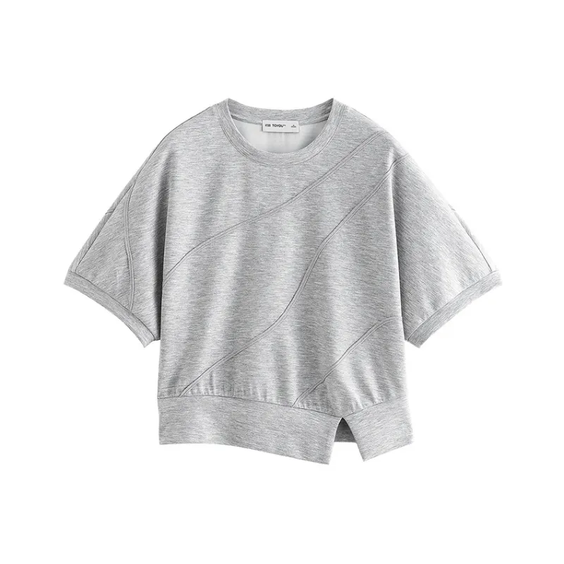Initial Language Raglan Sleeve T Shirt Women's-1