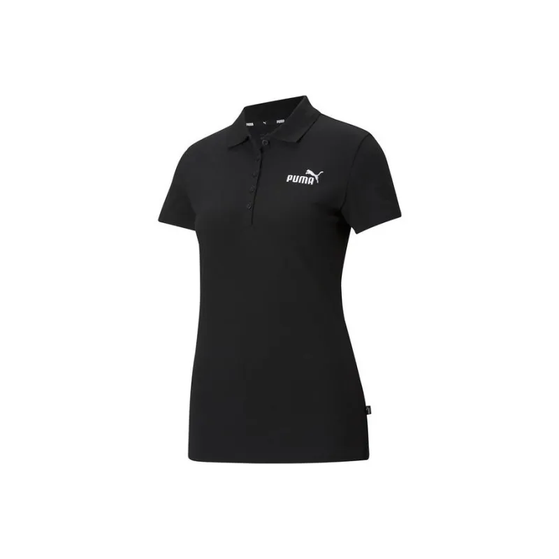 PUMA Essentials+ Polo Shirt Women's Black-0