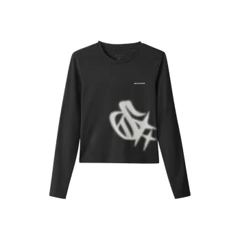 Skechers T-Shirt Women's Carbon Black