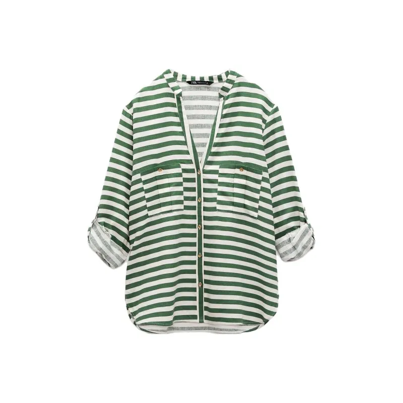 ZARA Shirts Women's Green-0