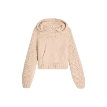 CELINE Cashmere Sweaters Women's Khaki