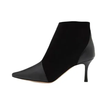 MANOLO BLAHNIK Botiyepla Ankle Boots 7cm Women's Black