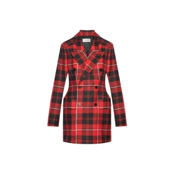 Balenciaga Jackets Women's Red Black