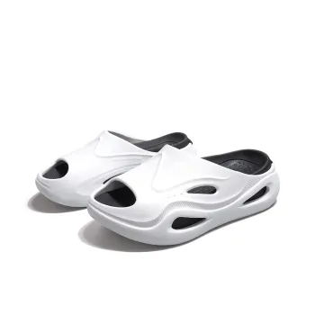 GOUGE Slide Slippers Unisex White Whale Cloud Slippers