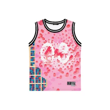 FireMonkey Basketball Jersey Unisex Light Pink
