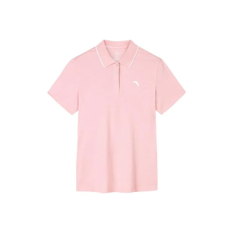 Anta Variety Training Collection Polo Shirt Women's Lilac Pink-0