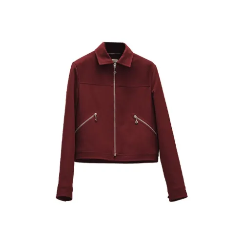 HERMES Jacket Women's Cupid Red
