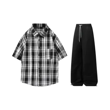 A.X.S.K Shirt Matching Set Unisex