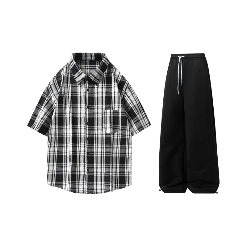 A.X.S.K Shirt Matching Set Unisex-0