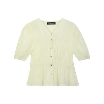 EIDOLON GRAIN Shirts Women's Ivory White