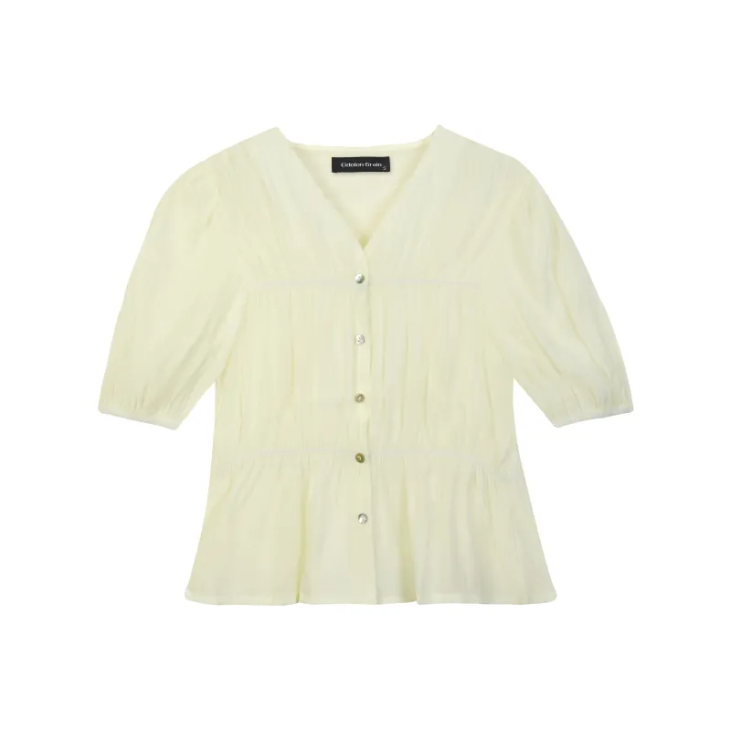 EIDOLON GRAIN Shirts Women's Ivory White-0