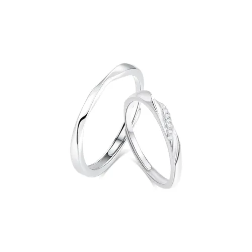 JUICY Air S999 Fine Silver Rings Unisex