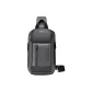 Vertical Zipper Gray