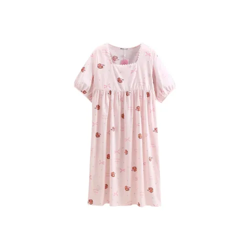 FENTENG Brown Bear Nightgown Women's