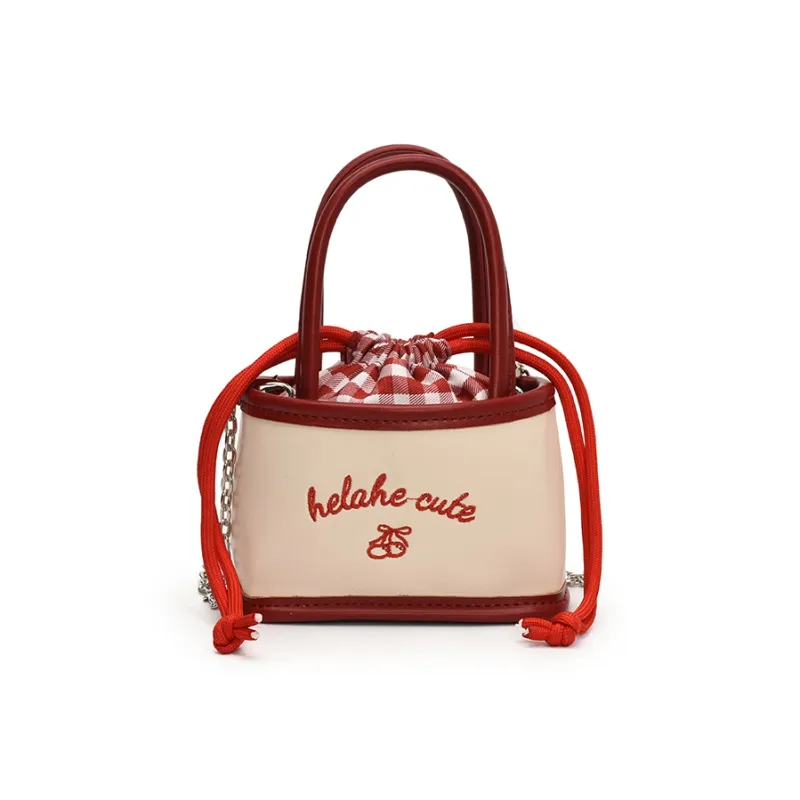 RIVMIND PU Handbag Women's Pink/Red/Blue/Black-6