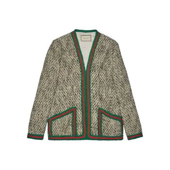 GUCCI Jackets Coats Women's Gray Green