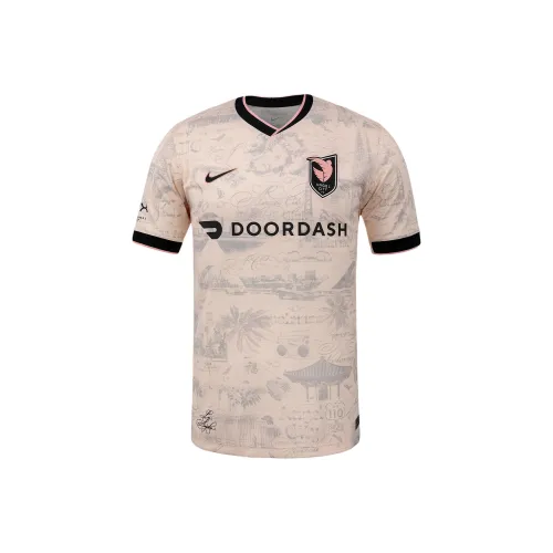 Nike Angel City Fc 2025 Stadium red Men's Nike Dri FIT Nwsl Replica Jersey