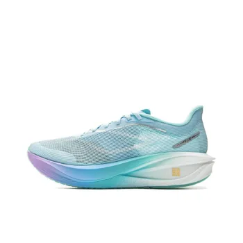LiNing Flyer 5 Challenger Anti Slip Wear Resistant Low Top Marathon Racing Running Shoes Men's Glacier Blue