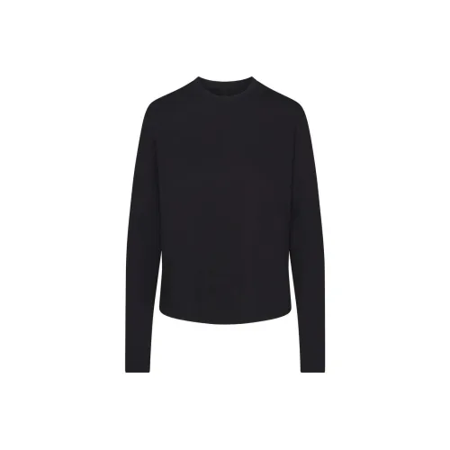 SKIMS Drop Shoulder Sleeve T Shirt Women
s ONYX/Onyx