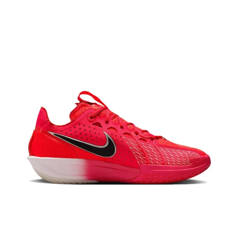 Nike G.T. Cut 3 Anti Slip Wear Resistant Low Top Basketball Shoes Men's Red-2