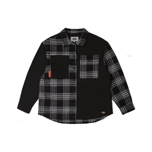 Dickies Shirts Women's Black White Plaid