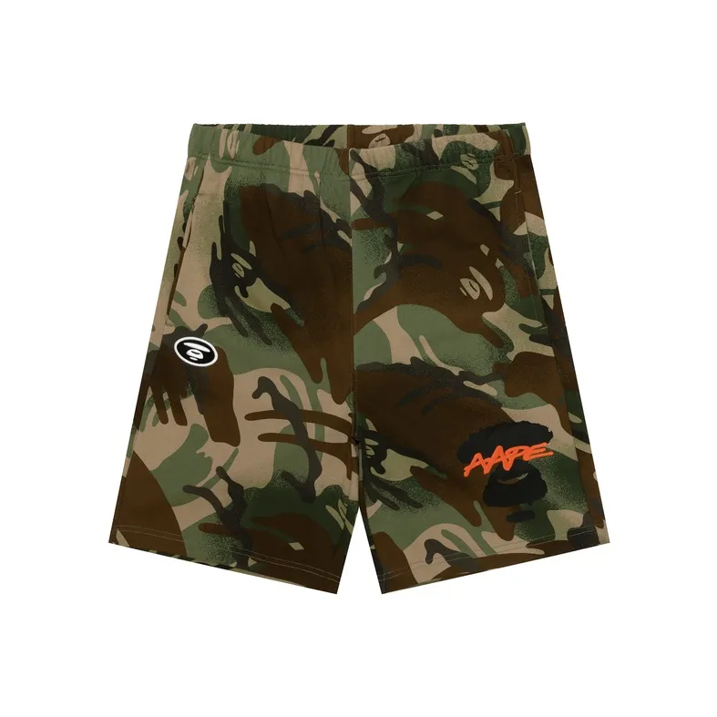 Aape Camouflage print Track Shorts-0