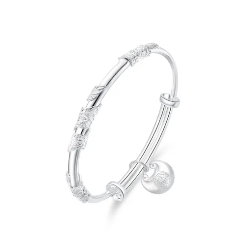 Master Kim Sterling Silver Adjustable Bangle Women's