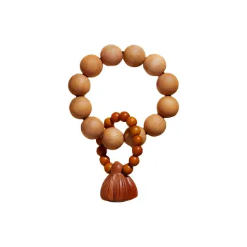 GUMUJIANG Green Sandalwood Bead Chain Unisex