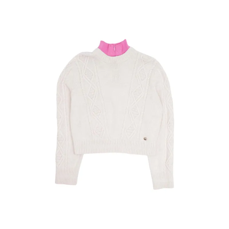 CHANEL FW22 Cashmere Sweater Women's White-0