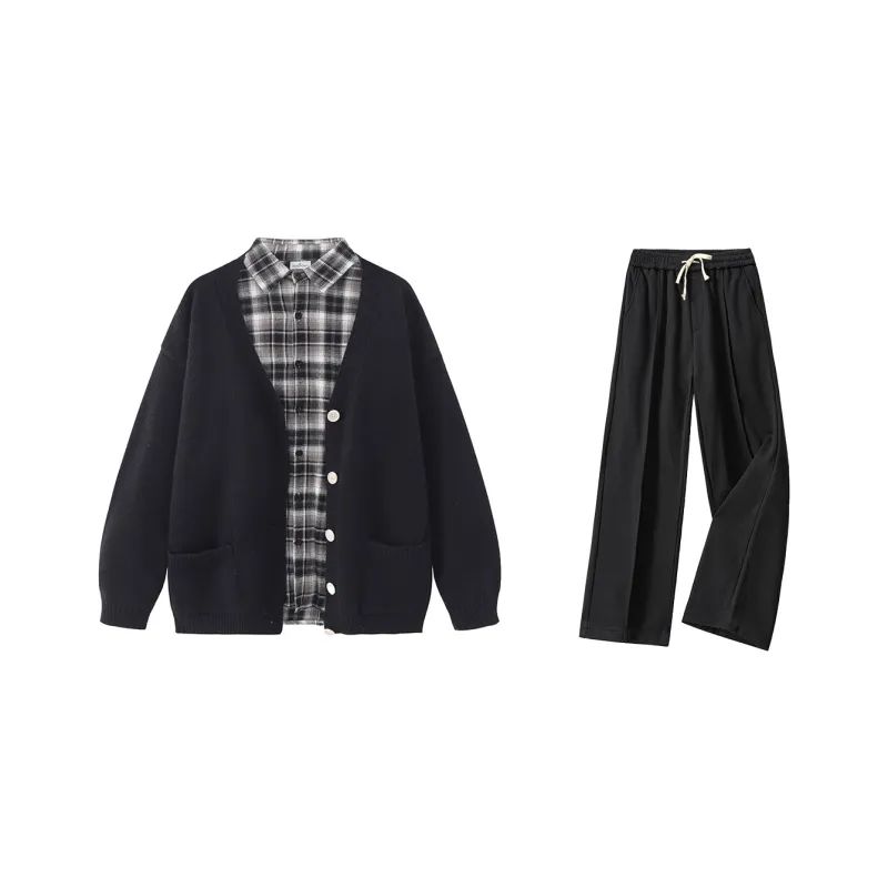 LIVINGTOWN Shirt Matching Set Unisex-0