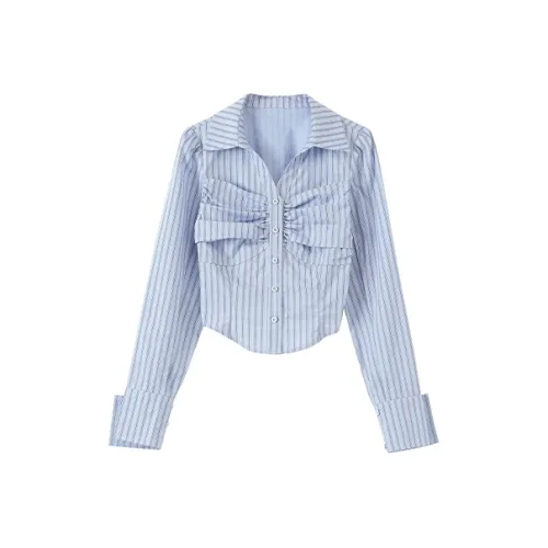 KING PRINCE Shirts Women's Blue