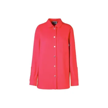 MOSCHINO Jeans Oversized Button-Up Knitted Shirt
