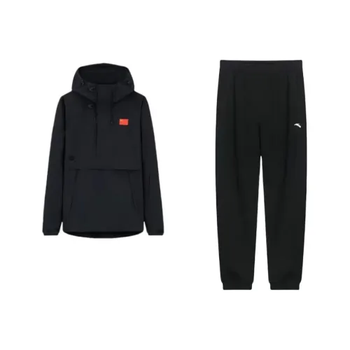 Anta Sweatshirt Set Men's Black